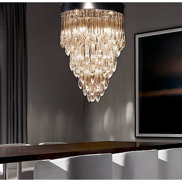 Люстра подвесная DELIGHT COLLECTION TEAR DROP GLASS 771196 (KG0547P-8A)