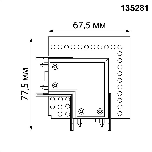 L-коннектор NOVOTECH SHINO 135281