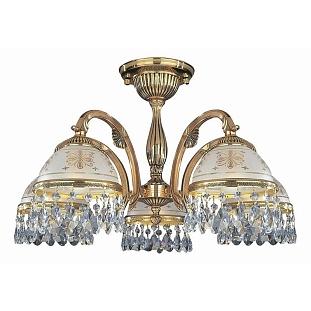 Люстра потолочная RECCAGNI ANGELO SILVER 6100 PL 6120/5