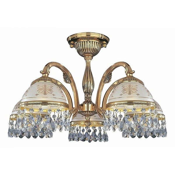 Люстра потолочная RECCAGNI ANGELO SILVER 6100 PL 6120/5