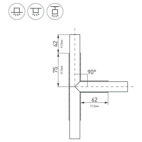 T-коннектор ARLIGHT KLUS 26243