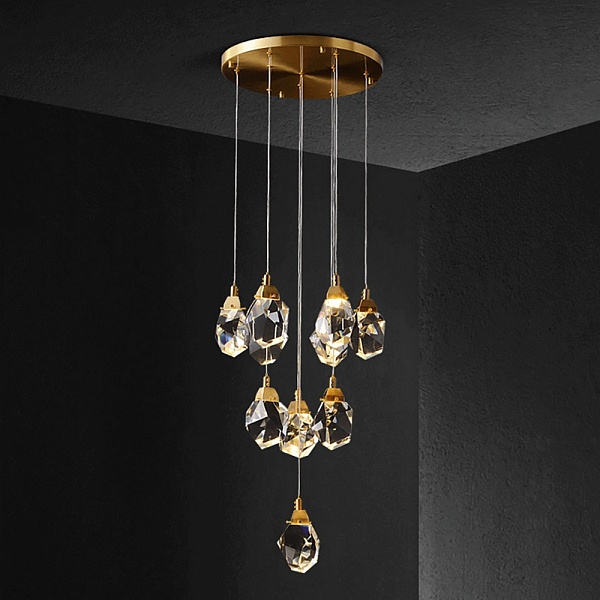 Подвес DELIGHT COLLECTION CRYSTAL ROCK MD-020B-11 gold