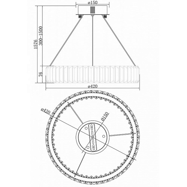 Подвес FREYA TIER FR5257PL-L17CH
