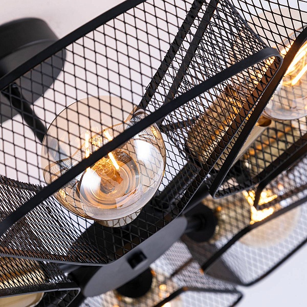 Люстра потолочная ARTE LAMP MAASYM A7044PL-8BK