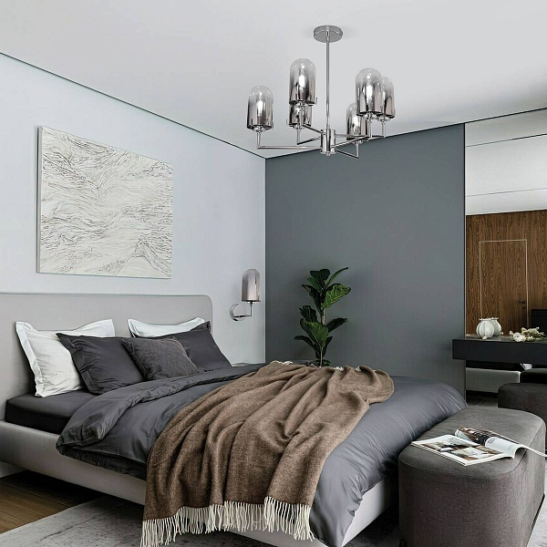 Бра EUROSVET PLUTO 60156/1 хром