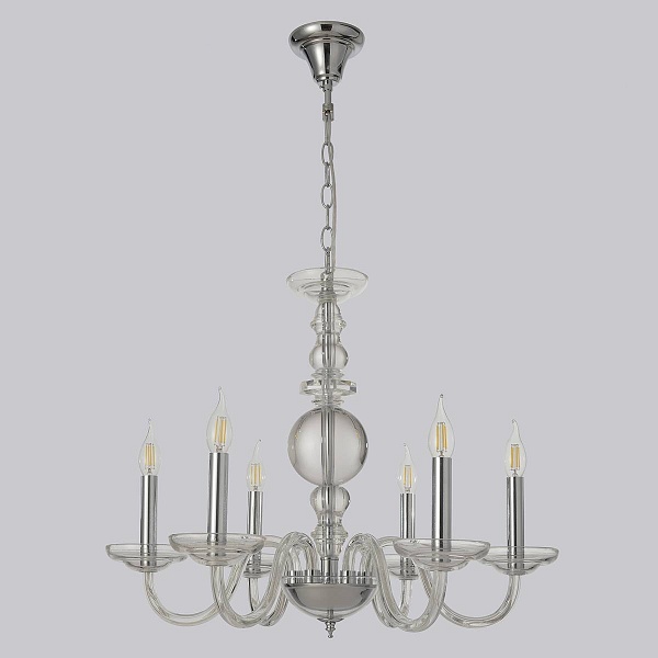 Люстра подвесная CRYSTAL LUX ARABESQUE SP6 CHROME