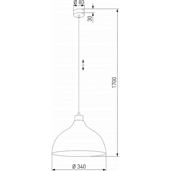 Подвес TK LIGHTING CAP 2070 Cap White