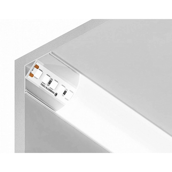 Профиль для ленты LED угловой AMBRELLA LIGHT GP GP2100WH