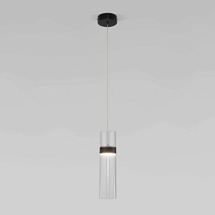 Подвес EUROSVET LUMEN 50244/1 LED черный/прозрачный
