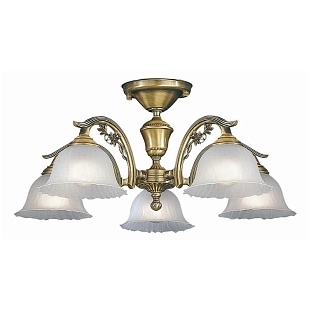 Люстра потолочная RECCAGNI ANGELO Bronze 2720 PL 2720/5