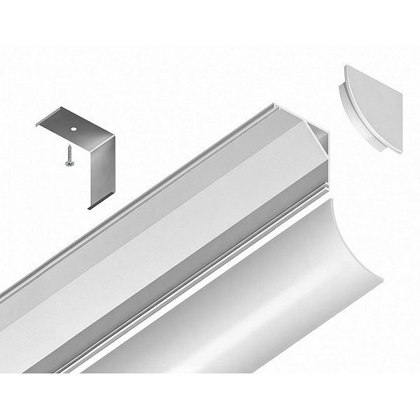 Профиль для ленты LED угловой AMBRELLA LIGHT GP GP2100WH