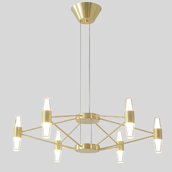 Люстра подвесная CRYSTAL LUX DOROTEA DOROTEA SP6 GOLD