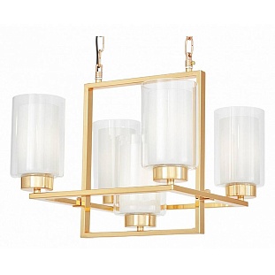 Люстра подвесная LUMINA DECO LINO LDP 1239-5 F.GD