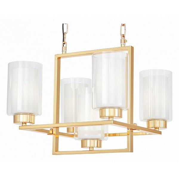 Люстра подвесная LUMINA DECO LINO LDP 1239-5 F.GD