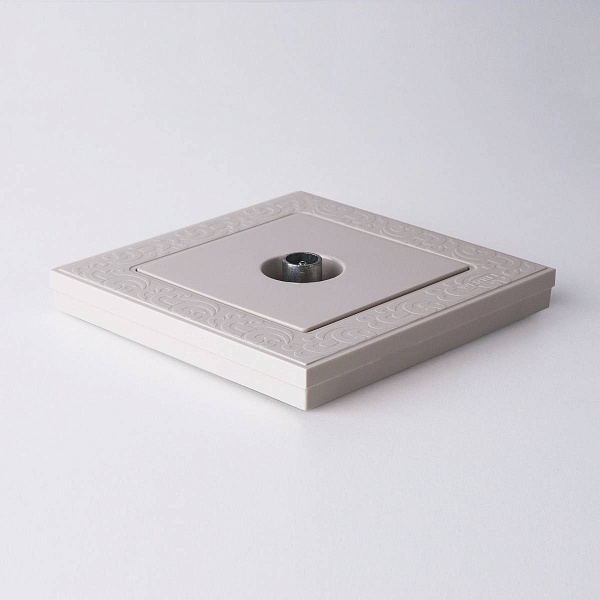 Розетка  TV одиночная, слоновая кость , W1184003, WERKEL