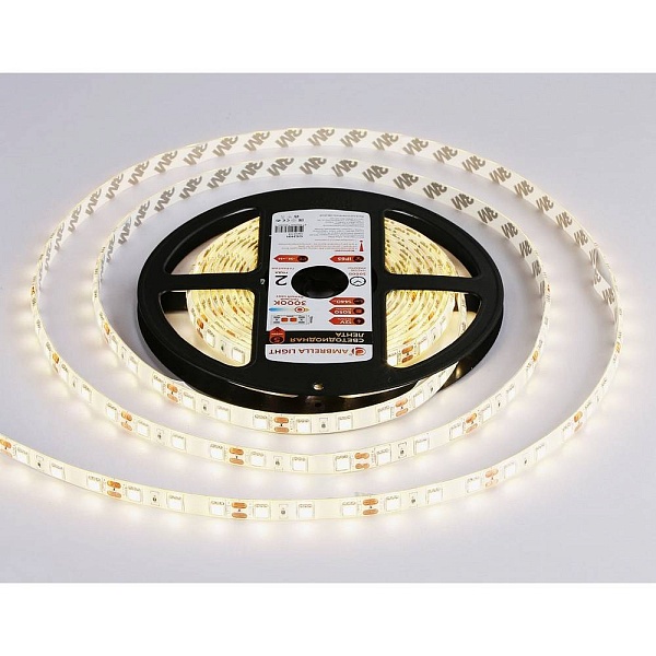 Лента LED 14,4 W/m 12V IP65 2835/60 3000K 10mm (5м) GS2101 AMBRELLA LIGHT