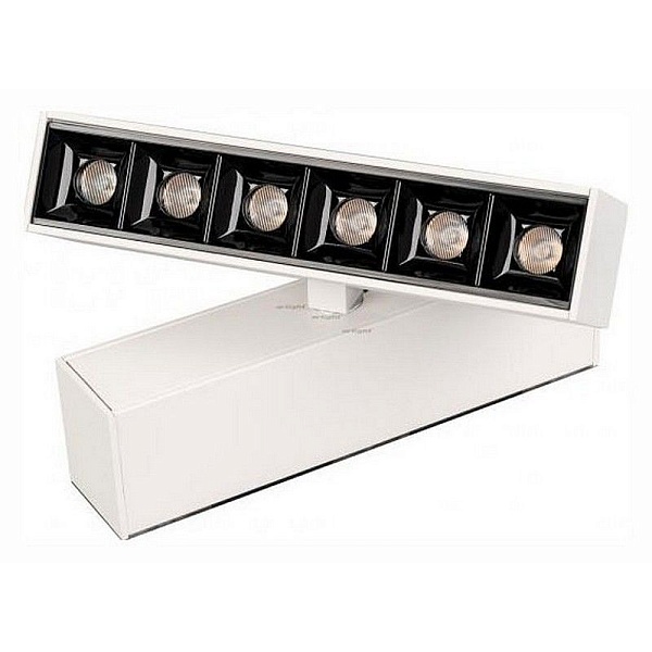 Трековый светильник магнитный ARLIGHT MAG-LASER-FOLD-45-S160-6W WARM3000 (WH, 15 DEG, 24V) 026968