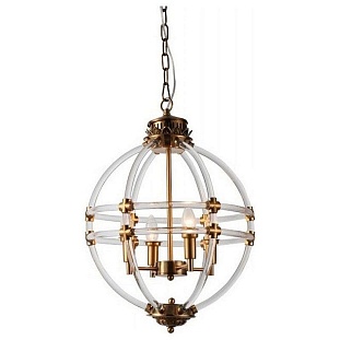 Люстра подвесная DELIGHT COLLECTION IMPERO KM0766P-4 brass