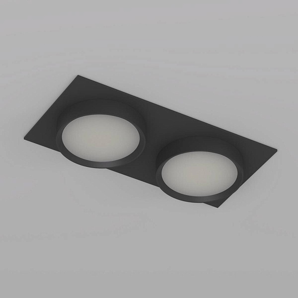 Светильник встраиваемый DENKIRS FLAT DK2092-BK