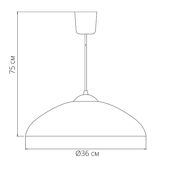 Подвес ARTE LAMP Cucina A3421SP-1WH