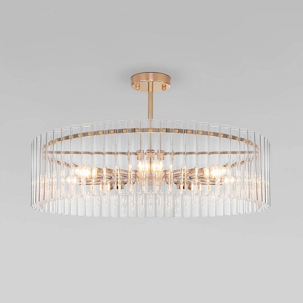 Люстра потолочная BOGATES FLAMEL 373/8 Smart золото