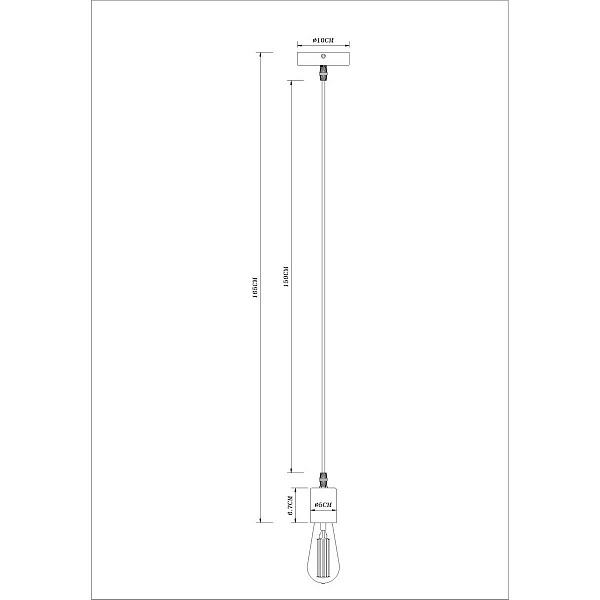 Подвес ARTE LAMP MARK A7047SP-1BK