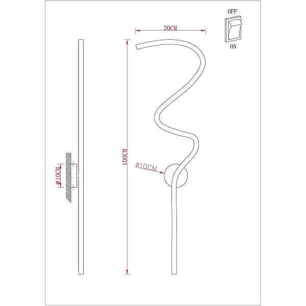Бра ARTE LAMP NOEMI A2099AP-24GO