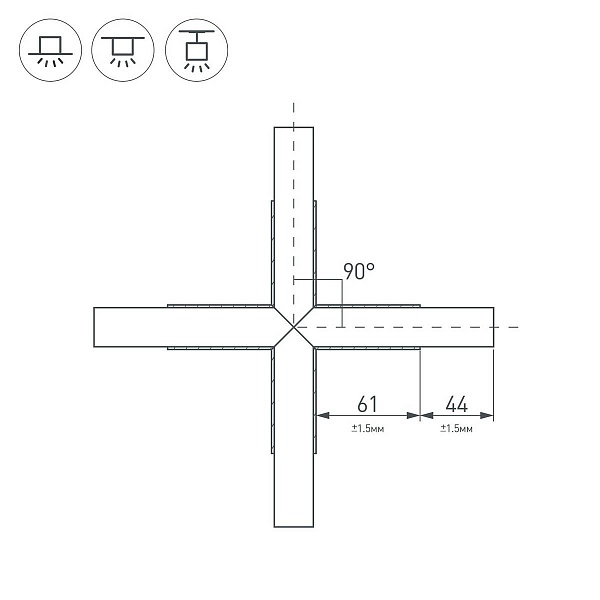 X-коннектор ARLIGHT KLUS 26244