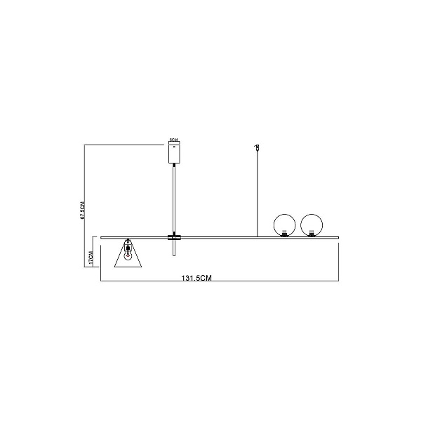 Люстра подвесная ARTE LAMP JACOB A7029PL-3BK