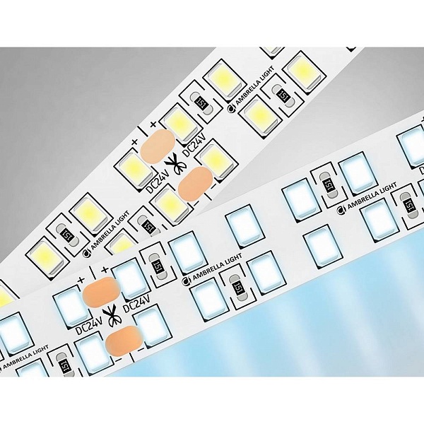 Лента LED 24 W/m 24V IP20 2835/240 6500K 14mm (5м) GS3703 AMBRELLA LIGHT