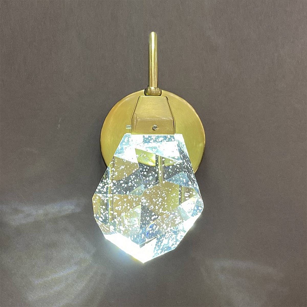 Бра DELIGHT COLLECTION CRYSTAL ROCK MD-020B-wall gold