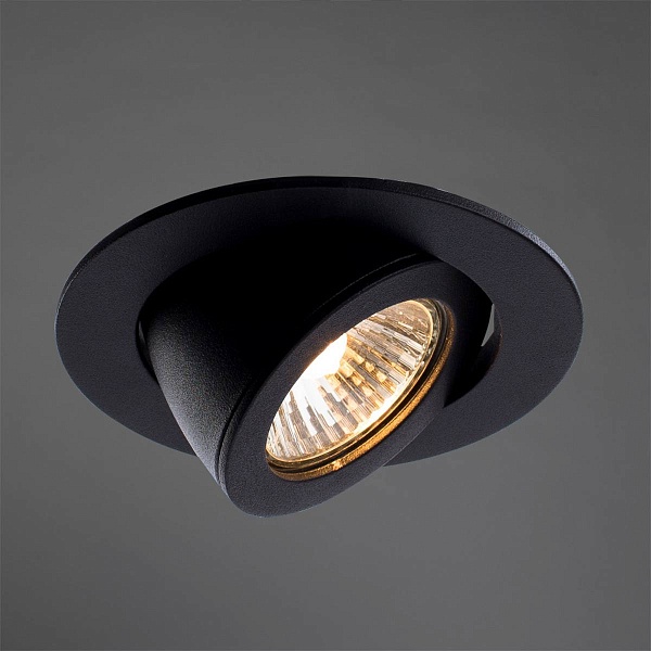 Светильник встраиваемый ARTE LAMP Accento A4009PL-1BK