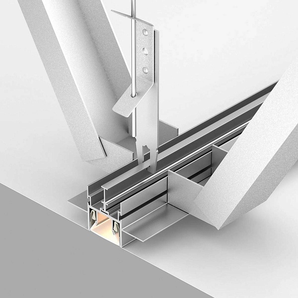 Профиль для ленты LED врезной FOLED 35,5x72,2мм без рассеивателя (3м) 44853 ARLIGHT