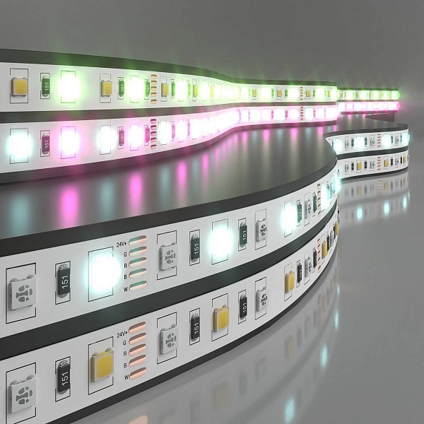 Лента LED 14,4 W/m 24V IP20 5050/60 RGB+6500K 10mm (5м) a053731 ELEKTROSTANDARD