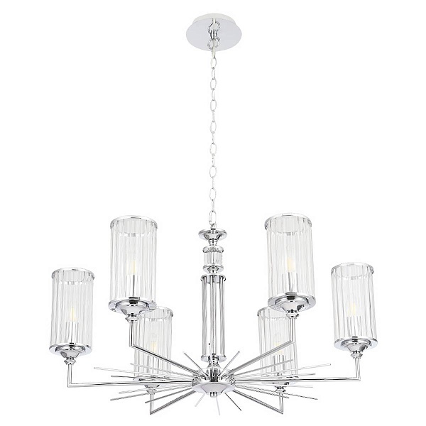 Люстра подвесная CRYSTAL LUX GLORIA SP6 CHROME
