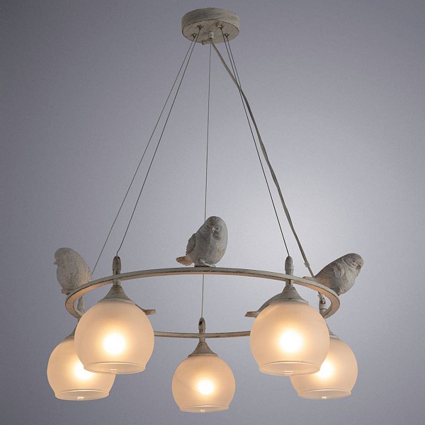 Люстра подвесная ARTE LAMP GEMELLI A2150SP-5WG