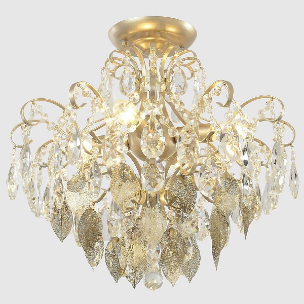 Люстра потолочная CRYSTAL LUX ESMIRALDA ESMIRALDA PL4 GOLD