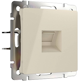 Розетка  RJ45, слоновая кость, W1181003, WERKEL