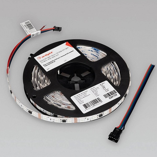 Лента LED SPI-B60 12 W/m 12V IP20 5060/60 K 10mm (5м) 39179 ARLIGHT