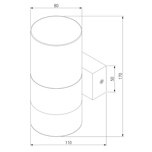 Бра EUROSVET WATFORD 40021/1 LED латунь/дымчатый a062084