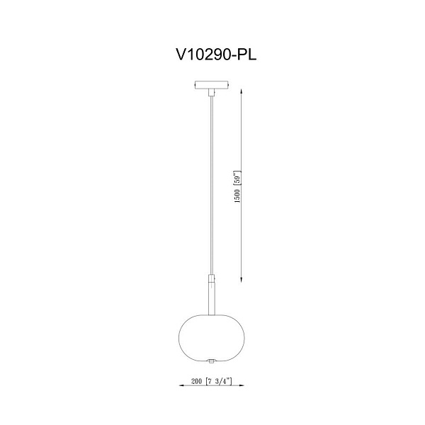 Подвес MODERLI CUTE V10290-PL