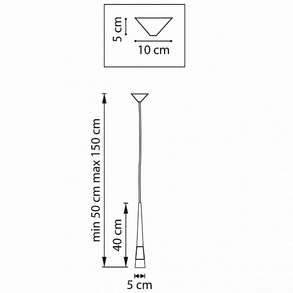 Подвес LIGHTSTAR CONE 757013