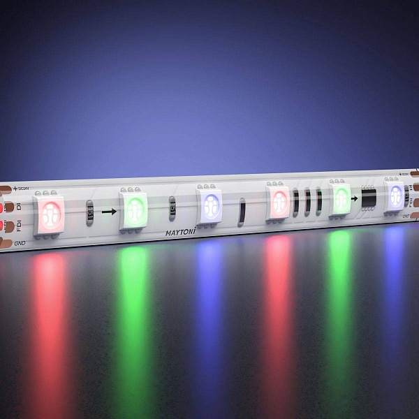 Лента LED ULTRA 14,4W/m 24V IP65 5050/60 RGB 10mm (5м) 201247 MAYTONI
