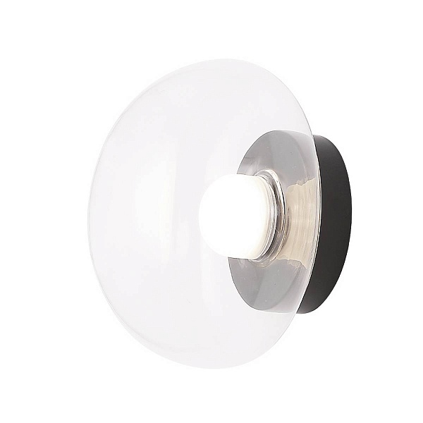 Бра CRYSTAL LUX BOSQUE AP1 BLACK/TRANSPARENT