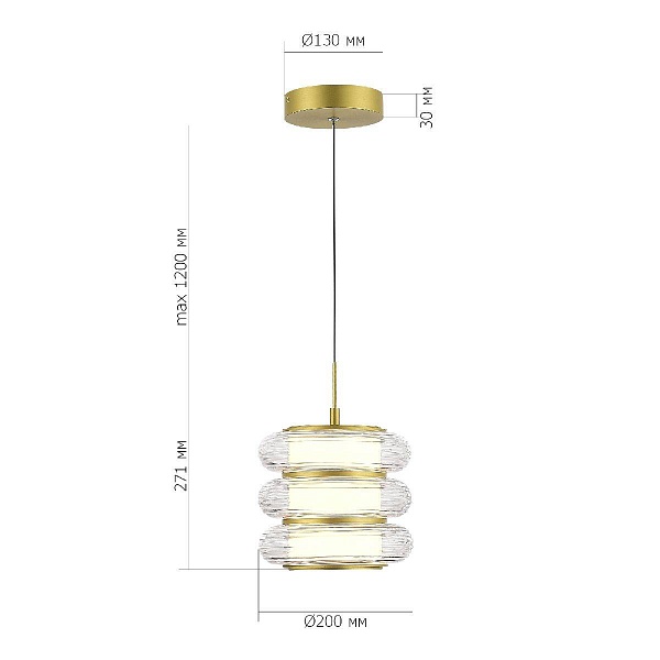 Подвес ST LUCE FRITTELA SL6239.203.03