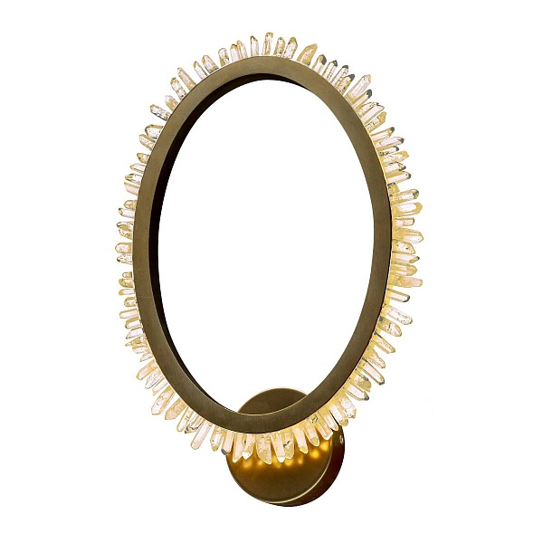 Бра DELIGHT COLLECTION QUARTZ HALO MB20020154-1A satin gold