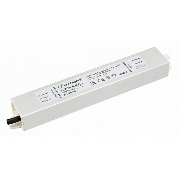 Блок питания ARLIGHT ARPV 5V 25W IP67 38505