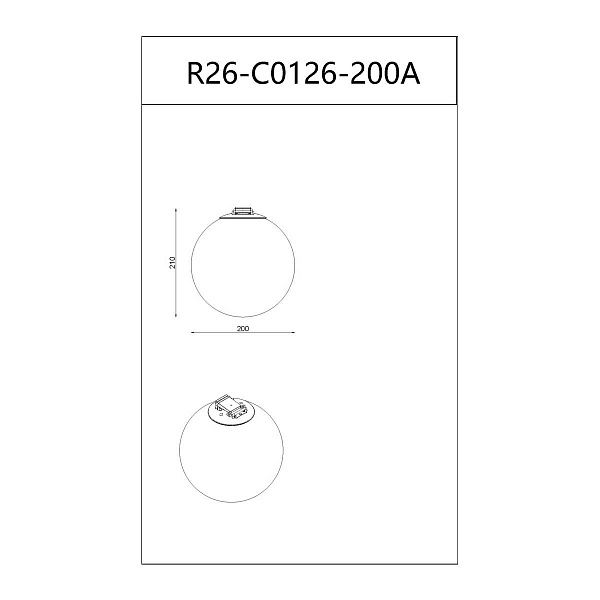 Трековый светильник DIVINARE DECORATO 2504/34 SP-8