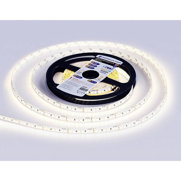 Лента LED 14,4 W/m 12V IP20 2835/180 4500K 8mm (5м) GS1302 AMBRELLA LIGHT