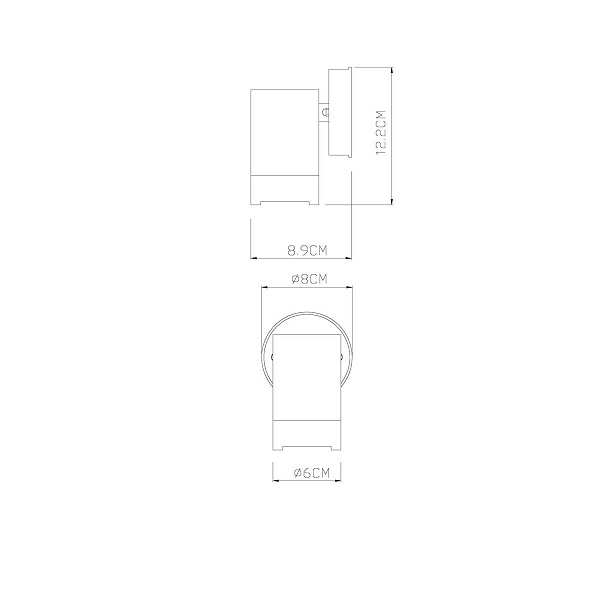 Светильник уличный настенный ARTE LAMP ATLAS A3503AL-1WH